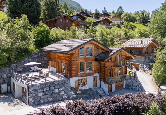 Villa in Haute-Nendaz - Chalet Enchanteur sauna, jacuzzi, 13pax
