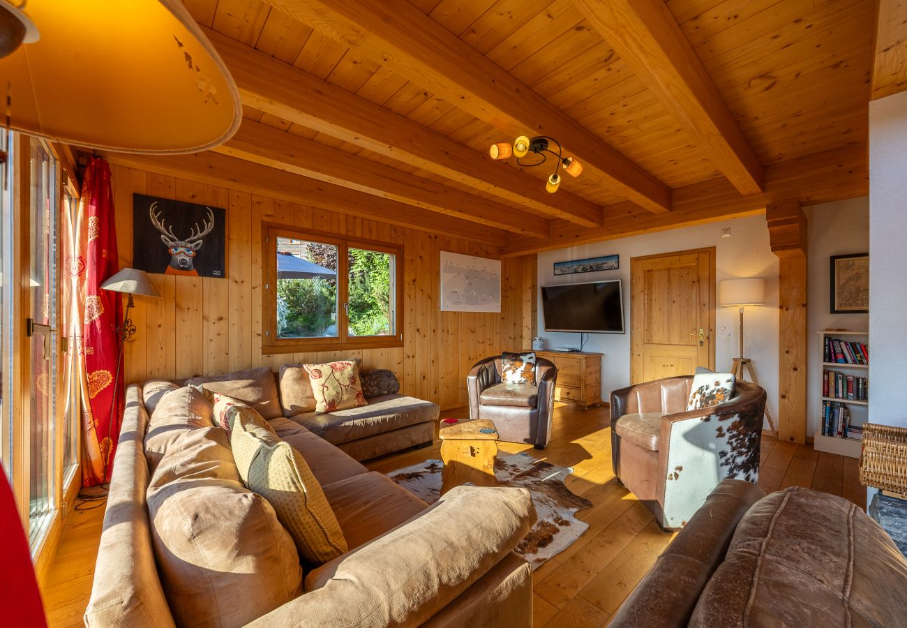 Chalet in Haute-Nendaz - Chalet Vansamis, views & sauna
