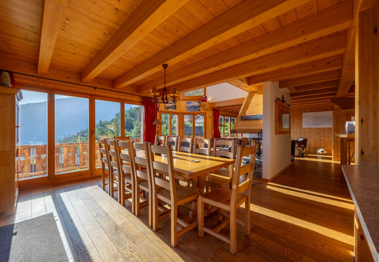 Chalet in Haute-Nendaz - Chalet Vansamis, views & sauna