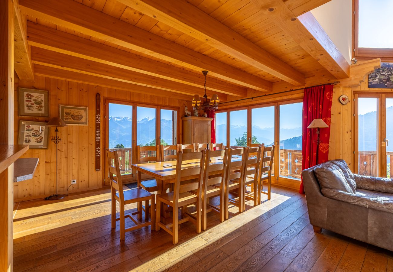 Chalet in Haute-Nendaz - Chalet Vansamis, views & sauna