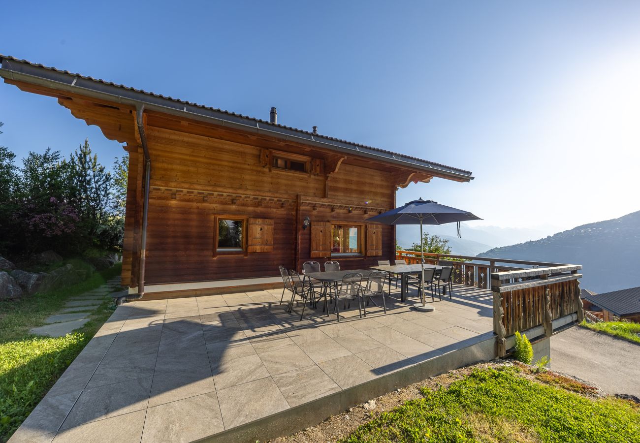 Chalet in Haute-Nendaz - Chalet Vansamis, views & sauna