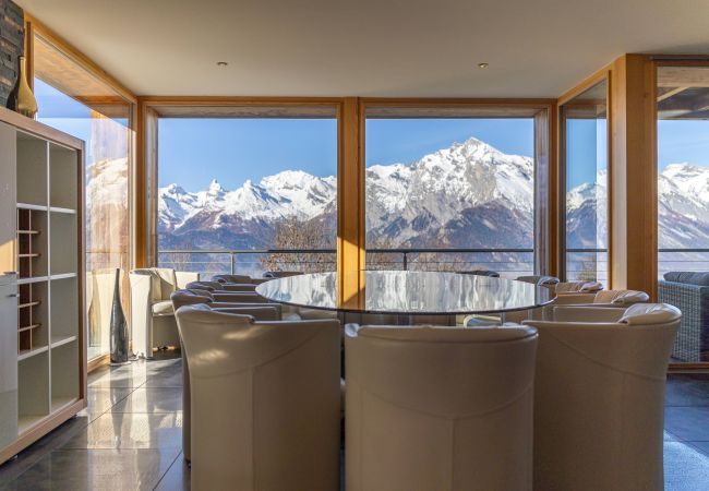 Chalet in Haute-Nendaz - Serviced Chalet Grand loup - spa, great views