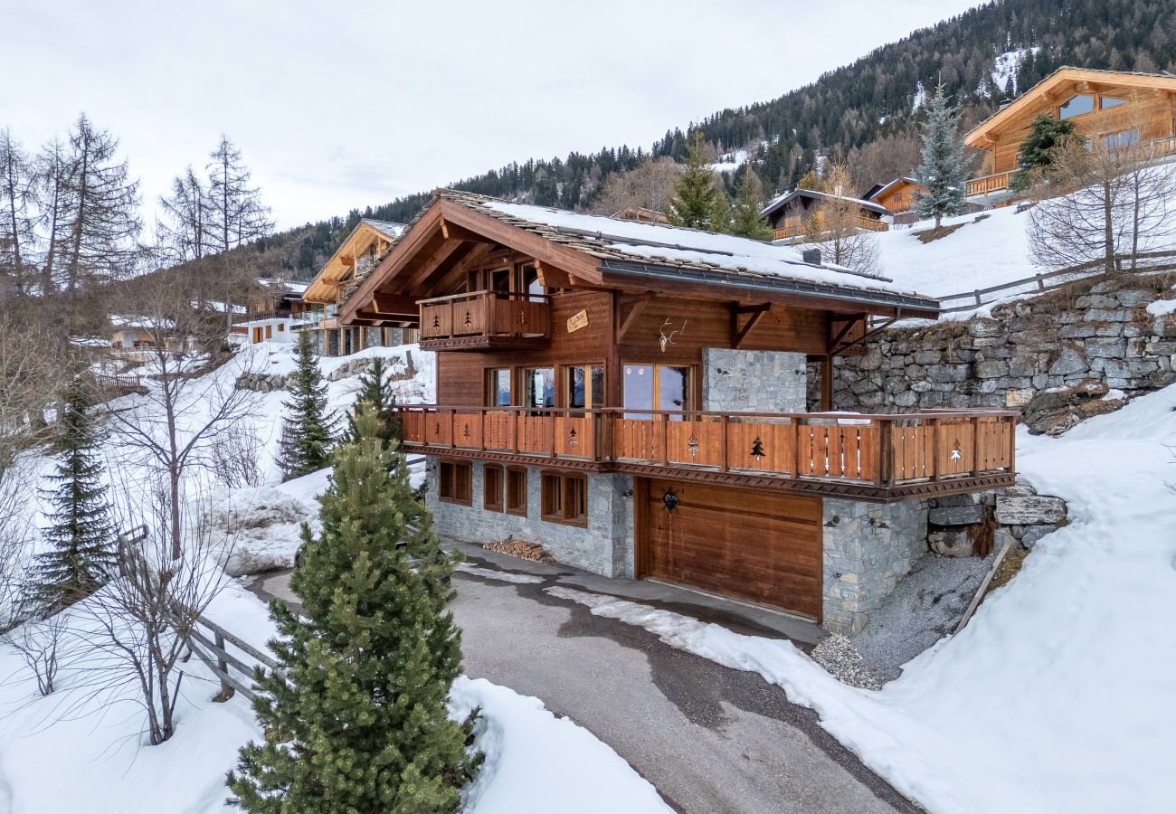 Chalet in Haute-Nendaz - Chalet Chafrebelle - sauna & view