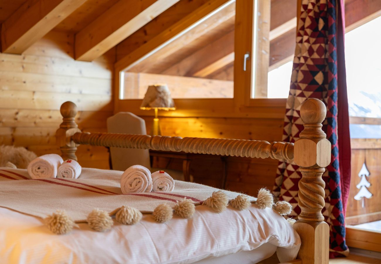 Chalet in Haute-Nendaz - Chalet Chafrebelle - sauna & view