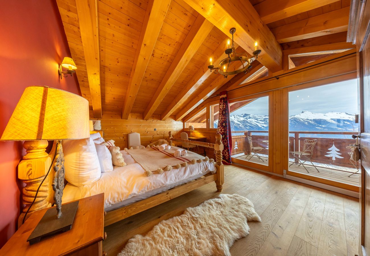 Chalet in Haute-Nendaz - Chalet Chafrebelle - sauna & view