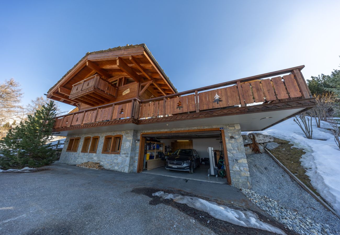 Chalet in Haute-Nendaz - Chalet Chafrebelle - sauna & view