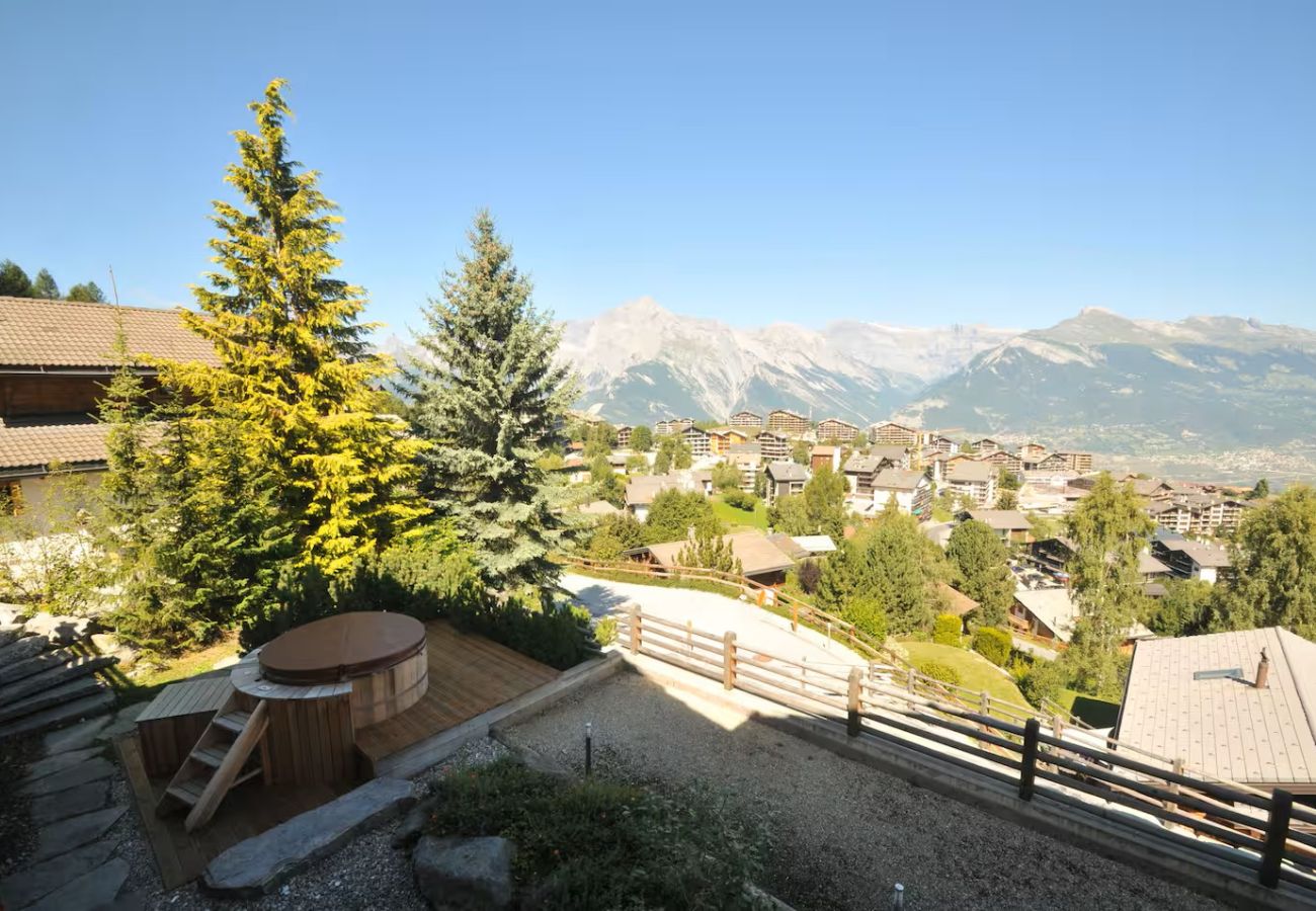 Chalet in Haute-Nendaz - Chalet Nicola, great view, hot tub & sauna