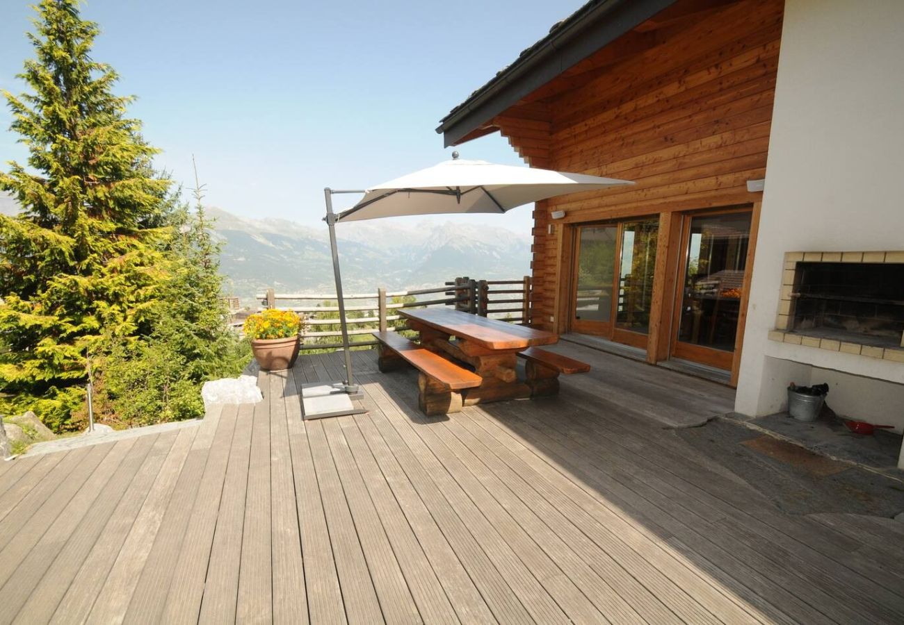 Chalet in Haute-Nendaz - Chalet Nicola, great view, hot tub & sauna