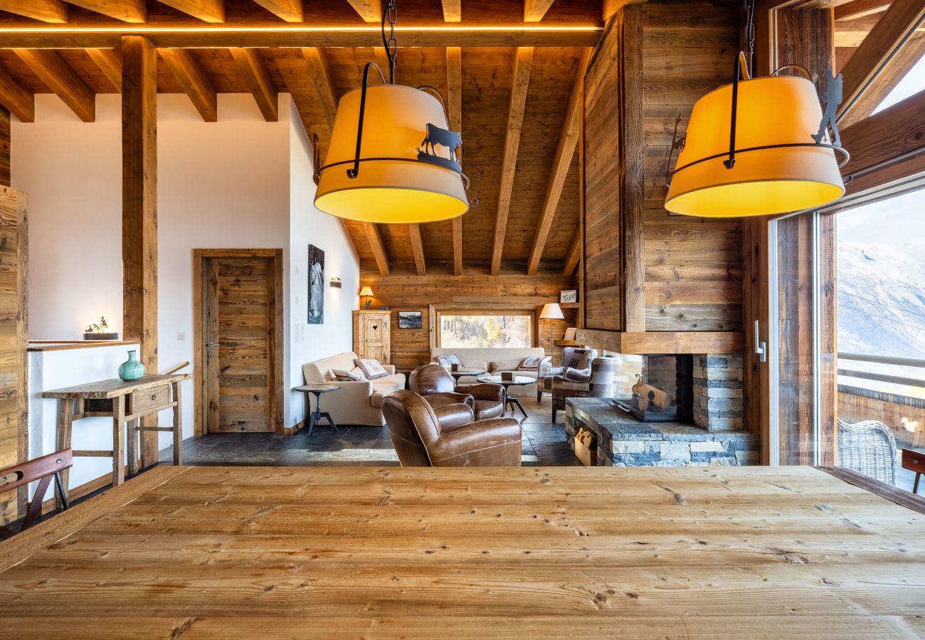 Chalet in Haute-Nendaz - Chalet Casse-Noisette wonderful, ski-in ski-out