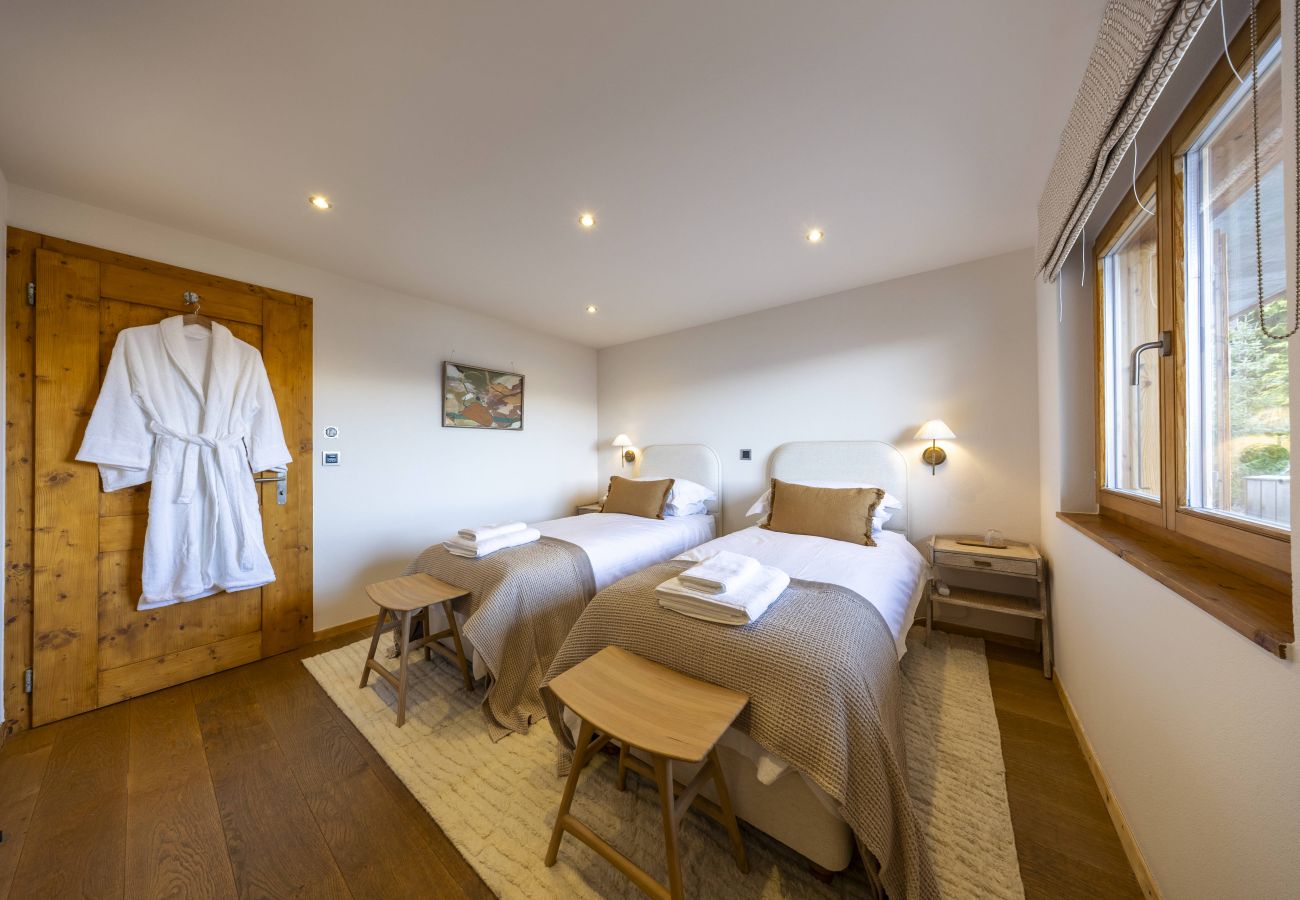 Chalet in Haute-Nendaz - Chalet Chevalier, gym, hot tub, sauna