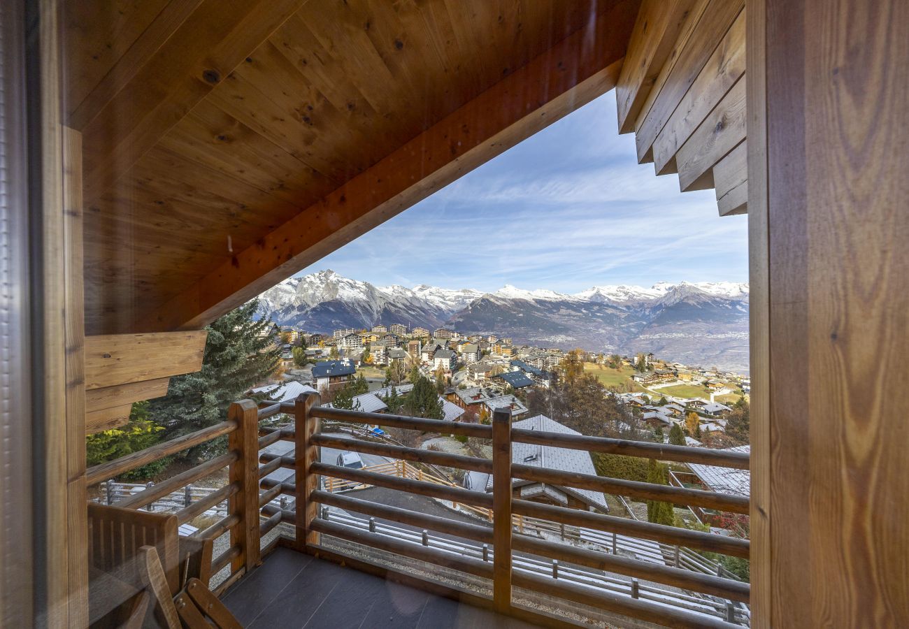 Chalet in Haute-Nendaz - Chalet Chevalier, gym, hot tub, sauna