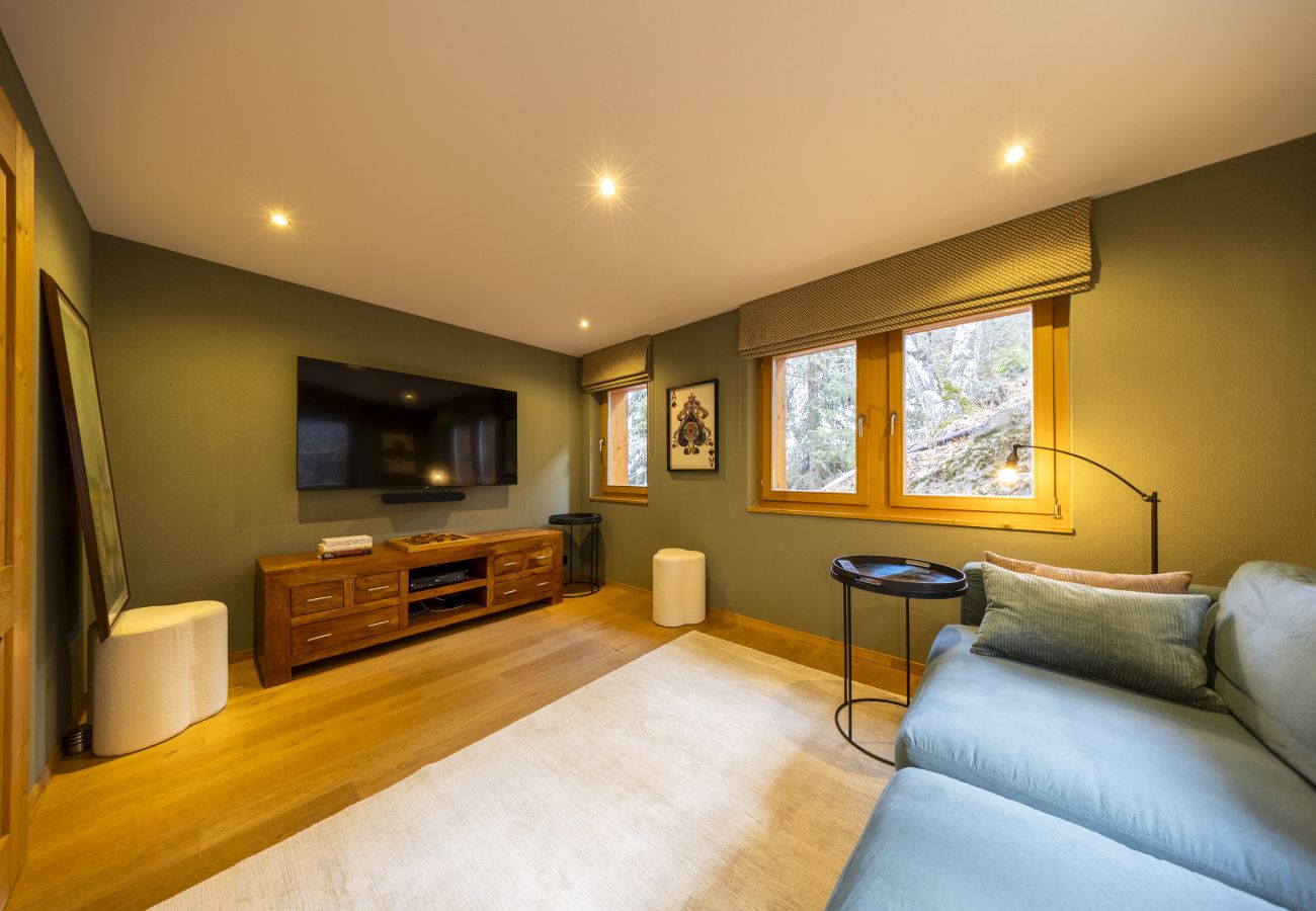 Chalet in Haute-Nendaz - Chalet Chevalier, gym, hot tub, sauna