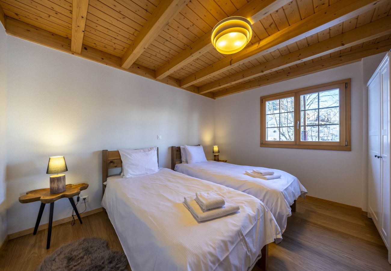 Chalet à Haute-Nendaz - Chalet Nid Blanc wood burning hottub