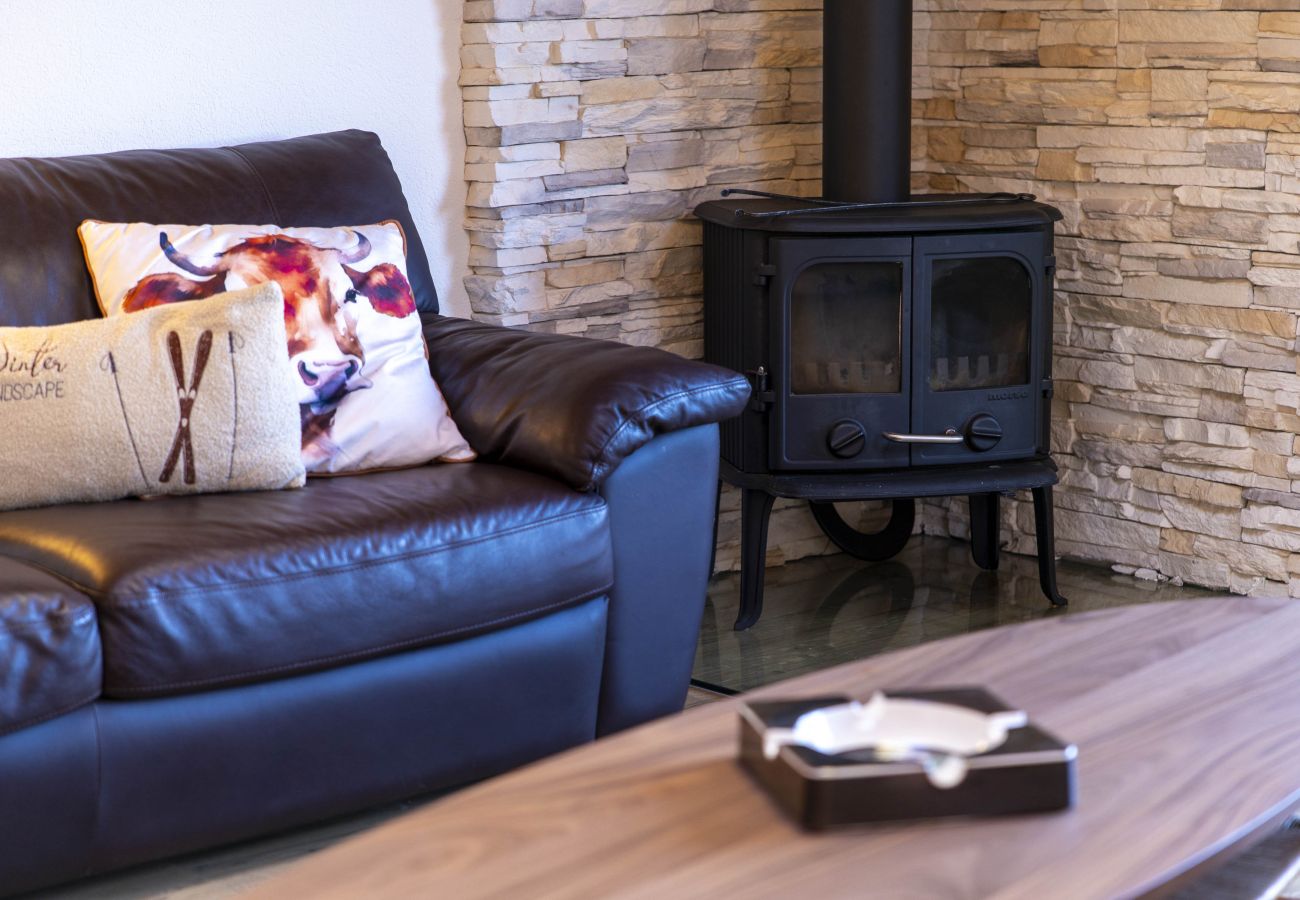 Chalet à Haute-Nendaz - Chalet Nid Blanc wood burning hottub