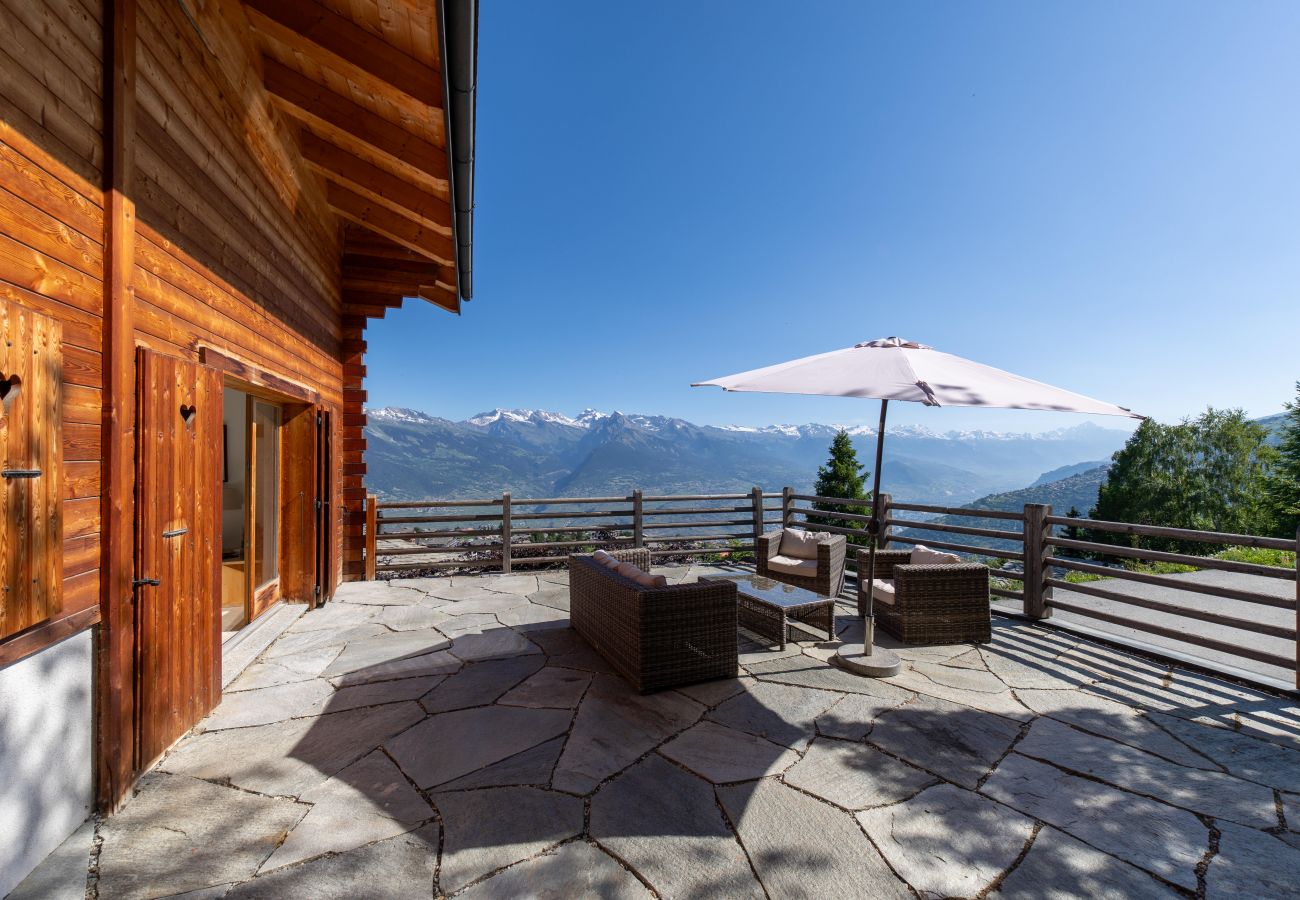 Chalet à Haute-Nendaz - Chalet Enchanteur sauna, jacuzzi, 13pax