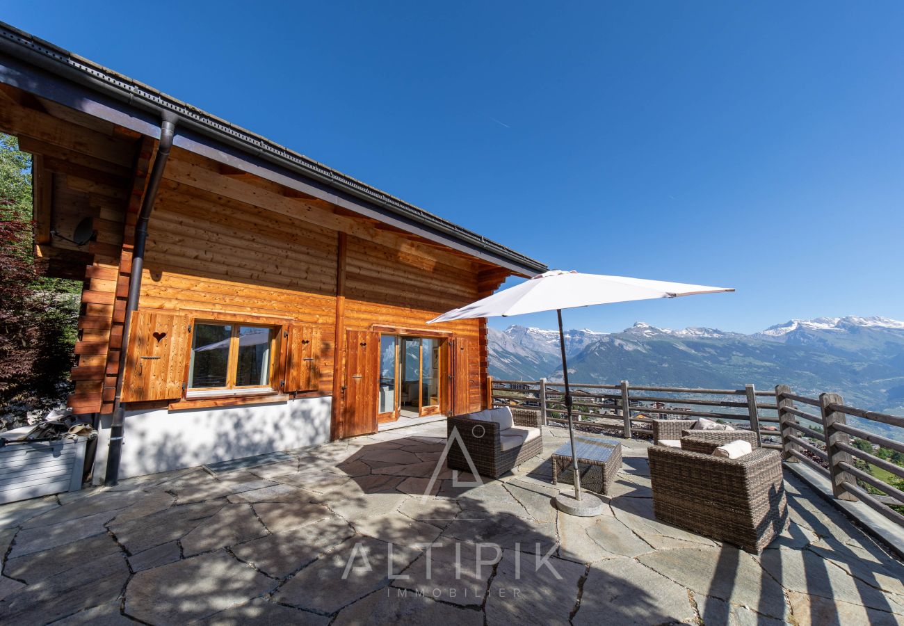 Chalet à Haute-Nendaz - Chalet Enchanteur sauna, jacuzzi, 13pax