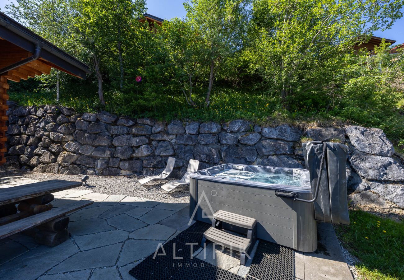 Chalet à Haute-Nendaz - Chalet Enchanteur sauna, jacuzzi, 13pax