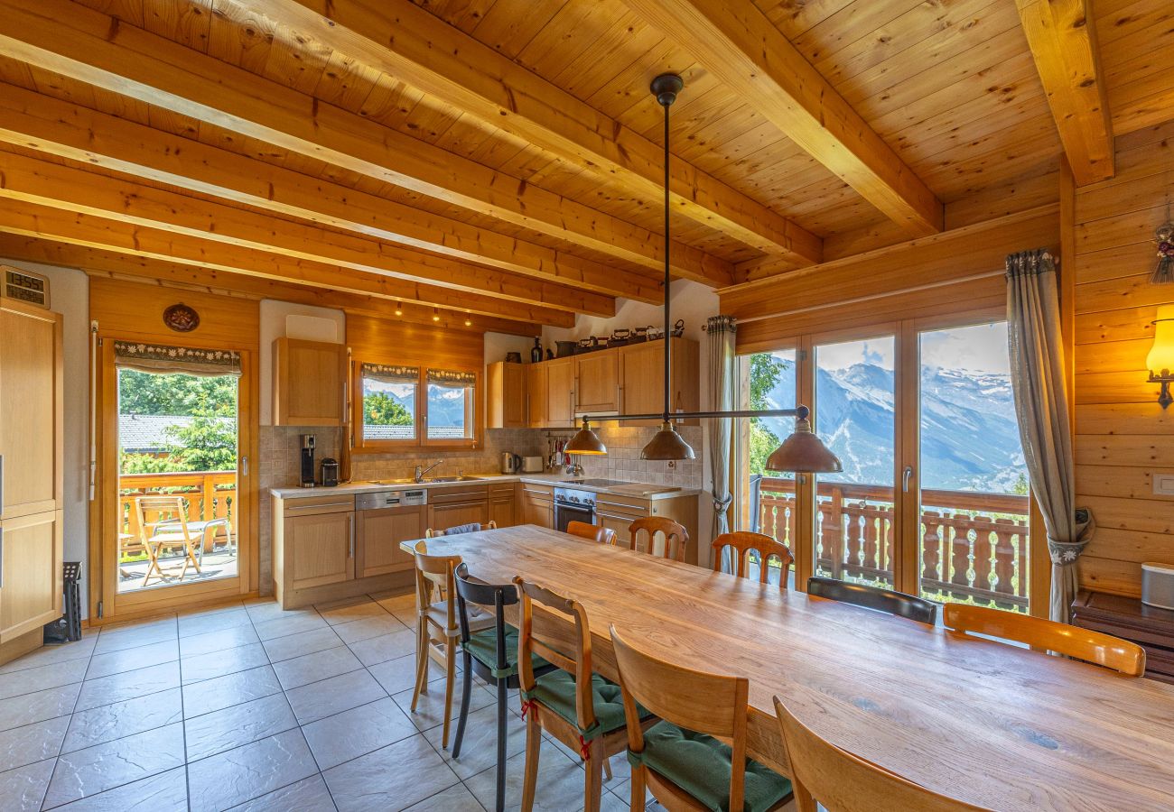 Chalet à Haute-Nendaz - Chalet Le Papillon, sauna, 4 Vallées