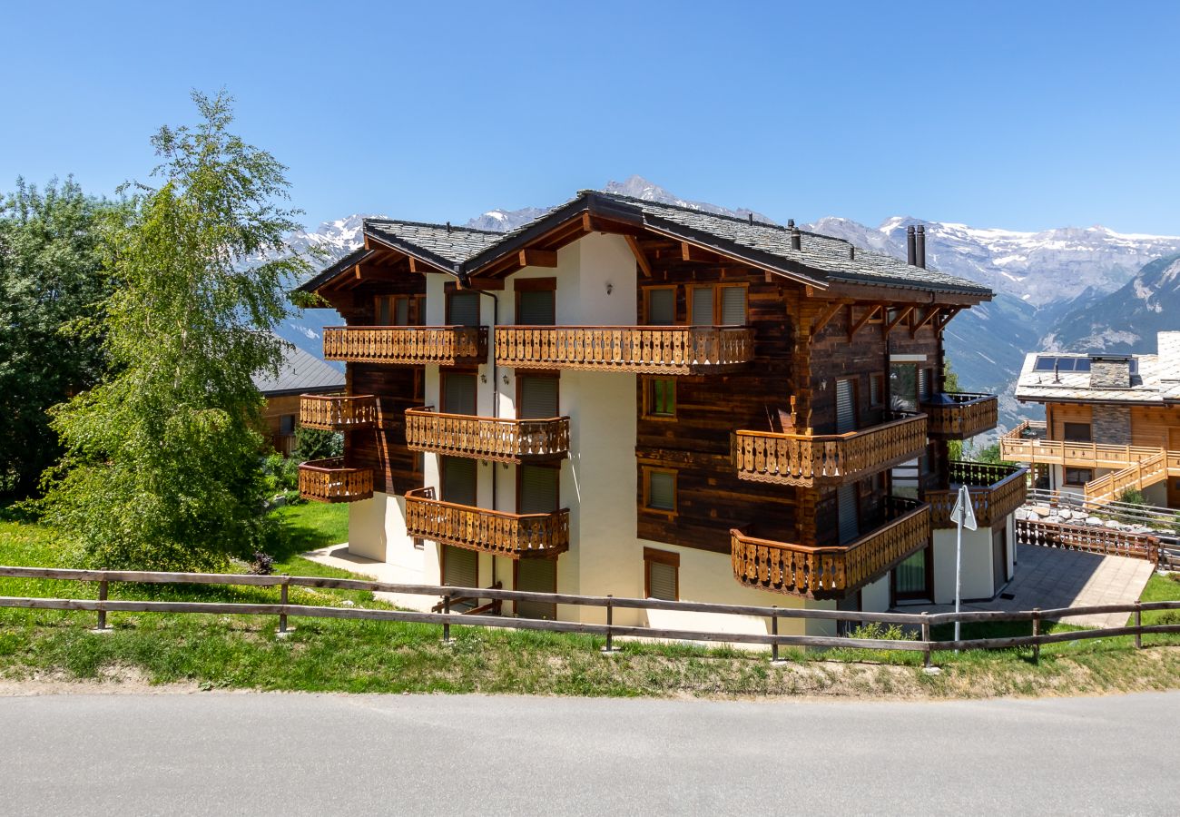 Appartement à louer à Nendaz idéale pour famille très bonne situation en été et hiver. Accès facile. 