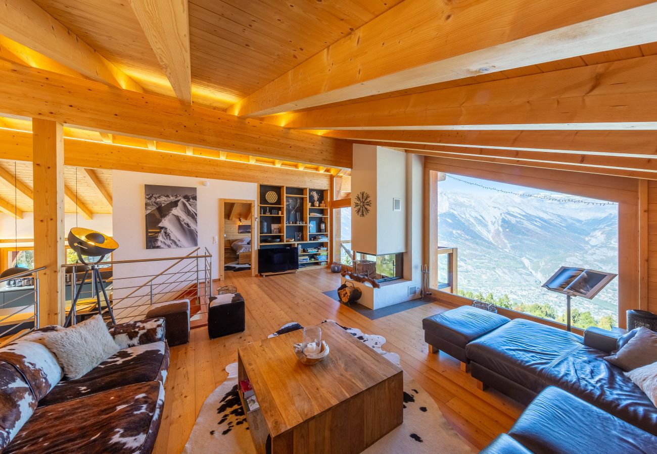 Chalet à Haute-Nendaz - Chalet Ciel Etoilé - vue splendide