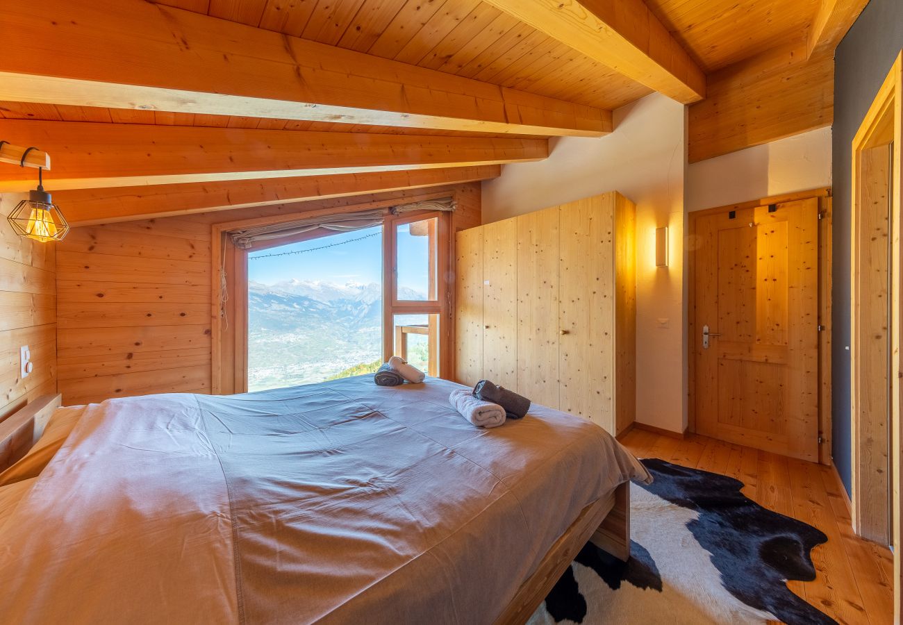 Chalet à Haute-Nendaz - Chalet Ciel Etoilé - vue splendide