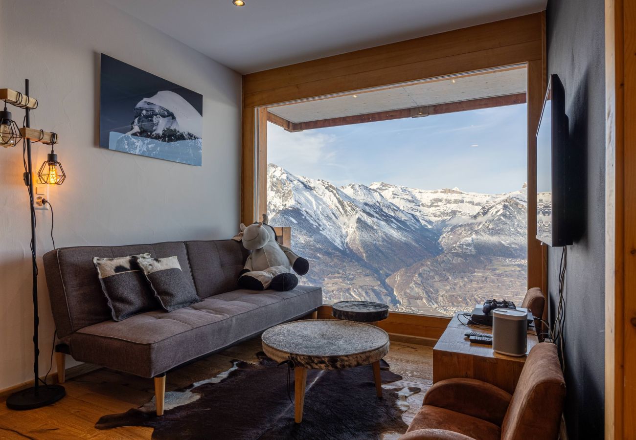Chalet à Haute-Nendaz - Chalet Ciel Etoilé - vue splendide