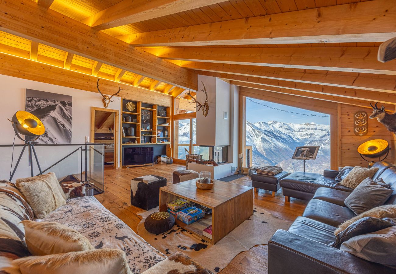 Chalet à Haute-Nendaz - Chalet Ciel Etoilé - vue splendide