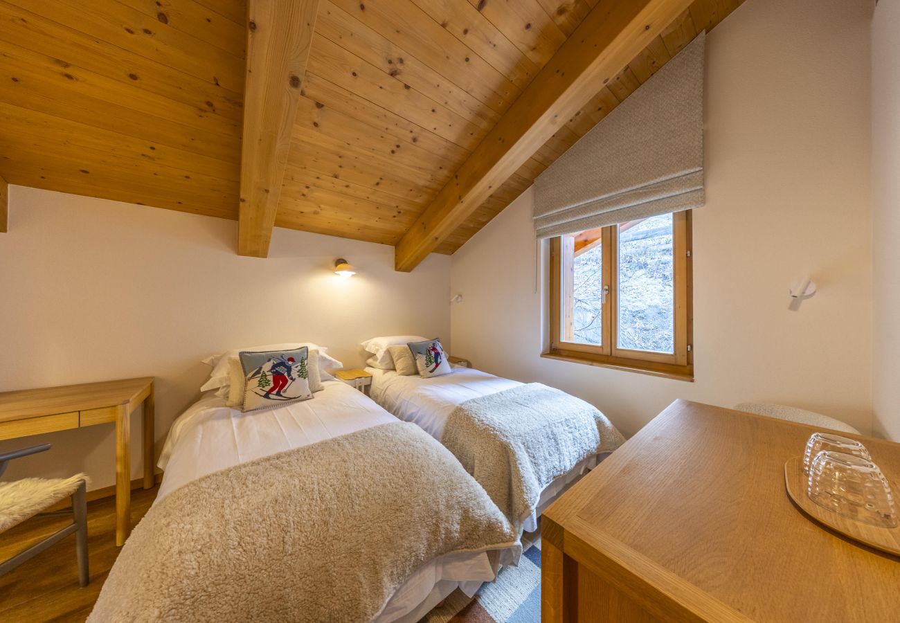 Chalet à Haute-Nendaz - Chalet Chevalier, gym, hot tub, sauna