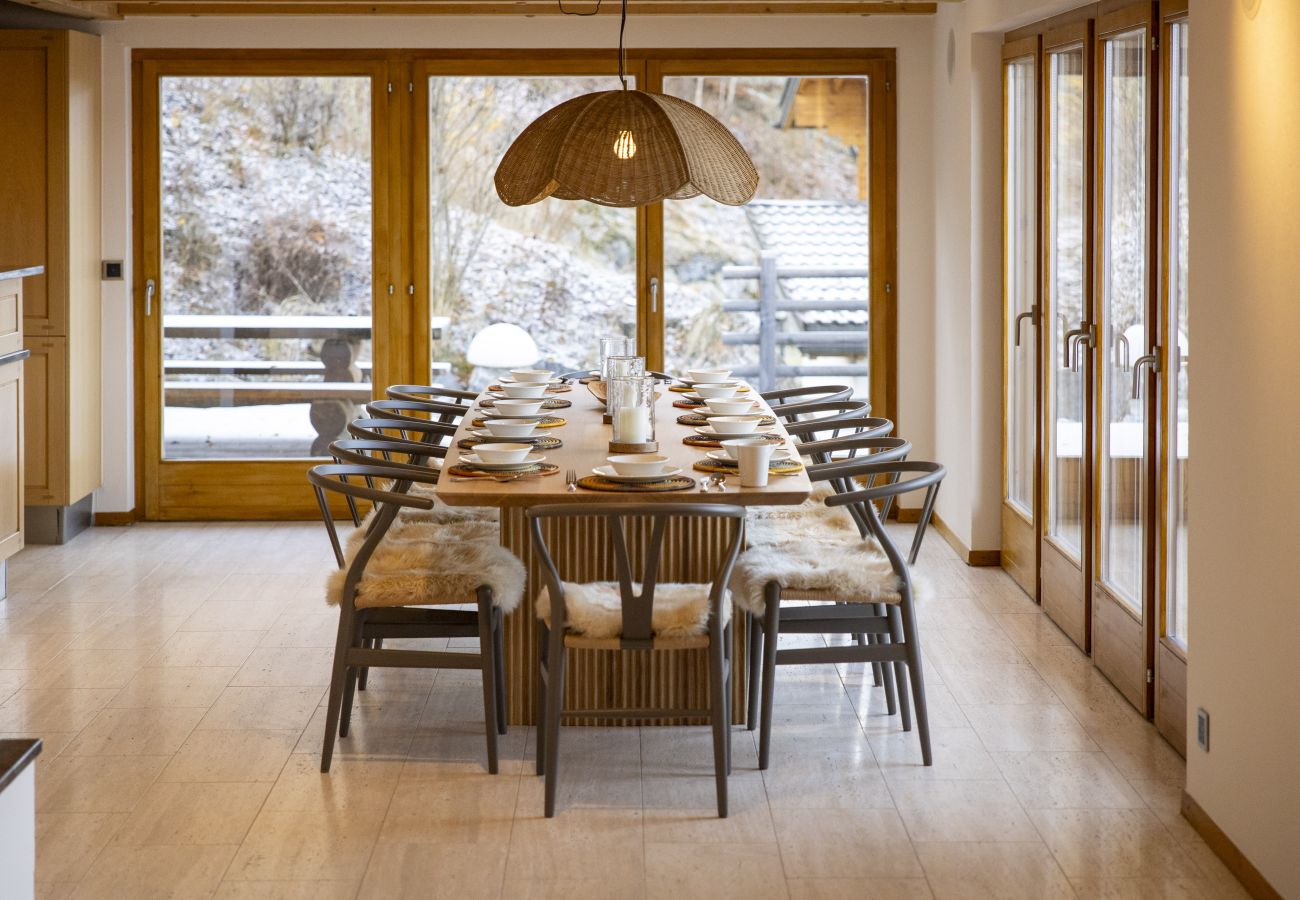 Chalet à Haute-Nendaz - Chalet Chevalier, gym, hot tub, sauna