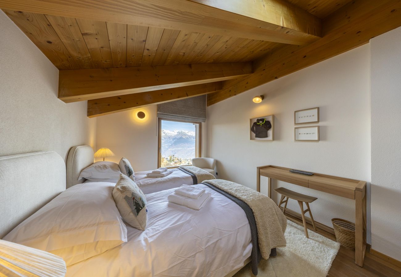 Chalet à Haute-Nendaz - Chalet Chevalier, gym, hot tub, sauna